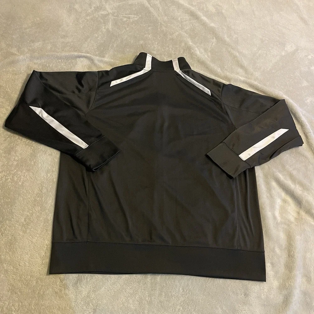 Nike‎ Jacket Men Large Gray Athletic Sports Full Zip Lightweight Sweater Workout